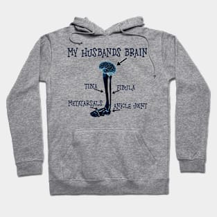 my husbands brain. Hoodie